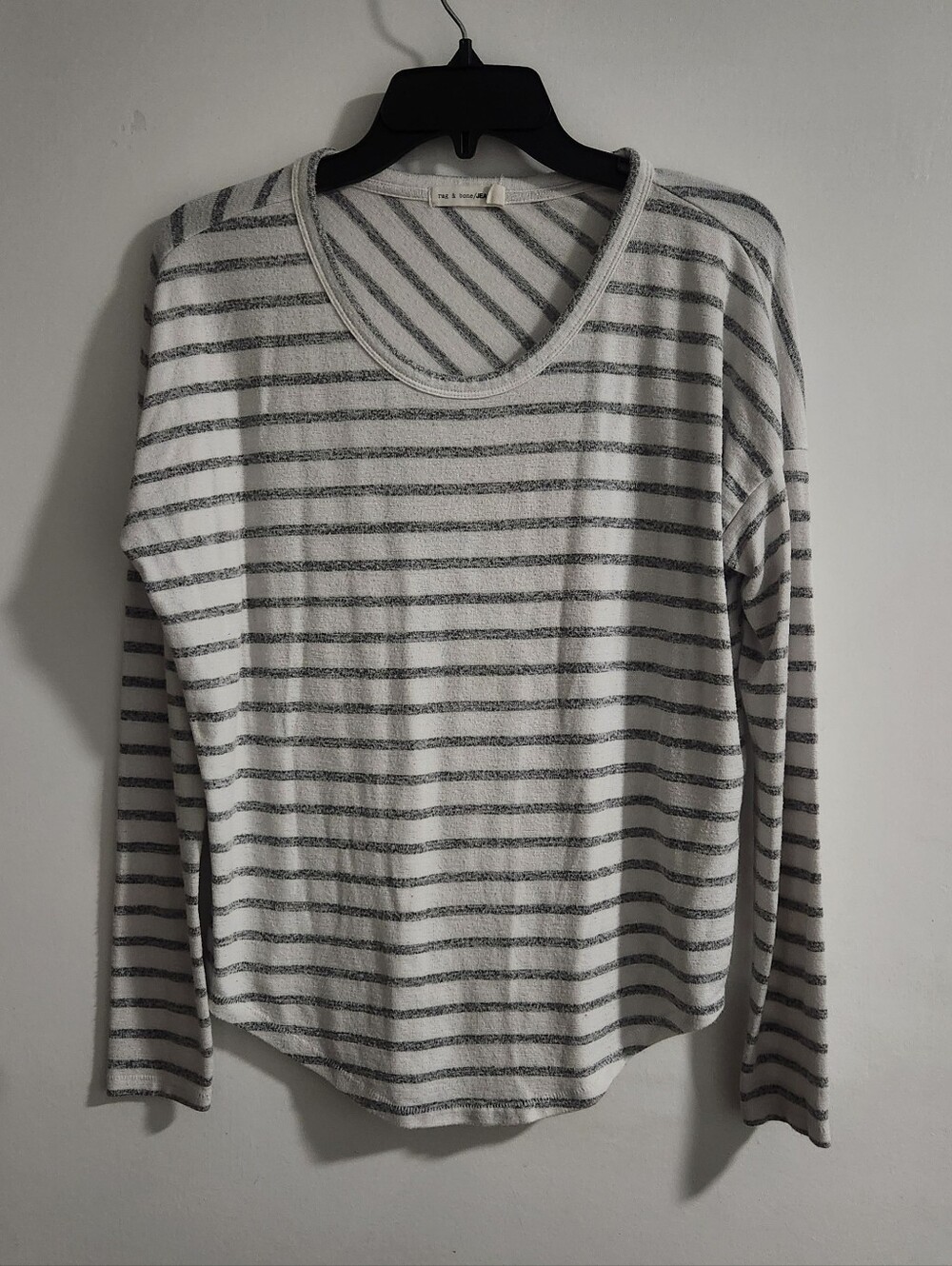 Rag And Bone Long Sleeve Top Striped Size Small
